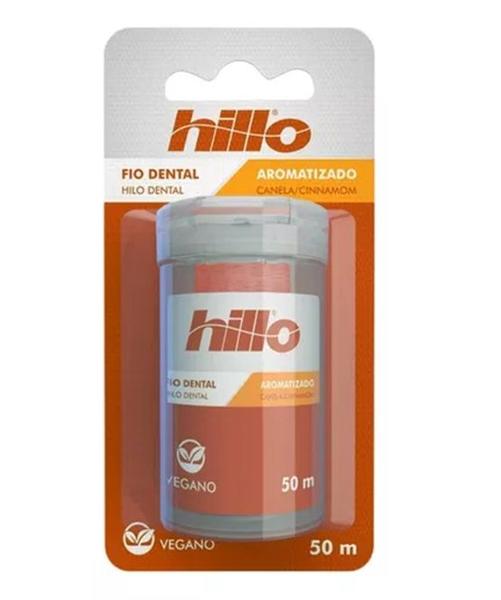 Imagem de Kit 6 Un Fio Dental Vegano Aromatizado Canela 50M - Hillo