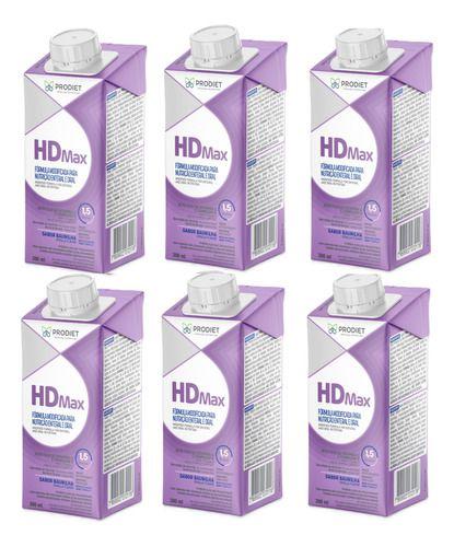 Imagem de Kit 6 Un Hdmax 200ml Dieta Enteral Sabor Baunilha Prodiet