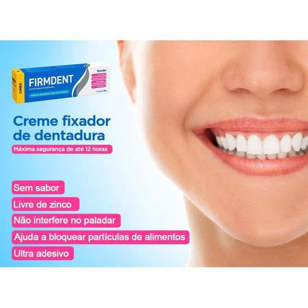 Imagem de Kit 6 und Fixador de Dentadura Firmdent Creme 40g S/ Sabor