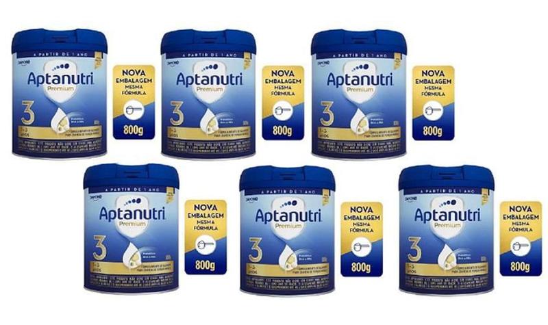 Imagem de Kit 6 Unidades Aptanutri Premium 3 Danone 800G