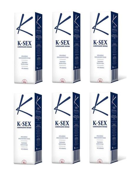 Imagem de Kit 6 Unidades K-Sex Lubrificante Íntimo Gel 50G