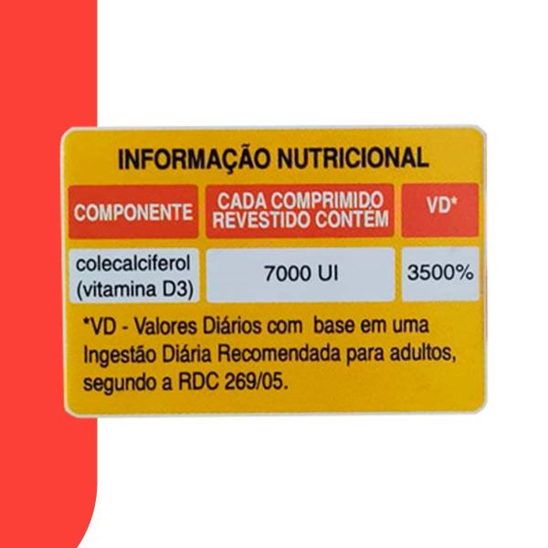 Imagem de Kit 6 unidades Vitamina D Font D 7.000 UI c/ 12 cpr