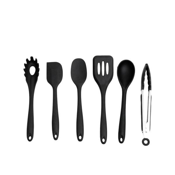 Imagem de Kit 6 Utensílios Cozinha Silicone Completo Multiuso - Oikos