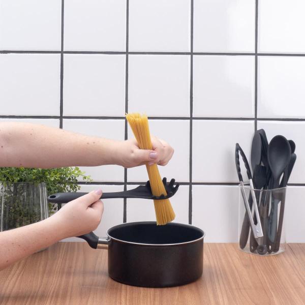 Imagem de Kit 6 Utensílios Cozinha Silicone Completo Multiuso - Oikos