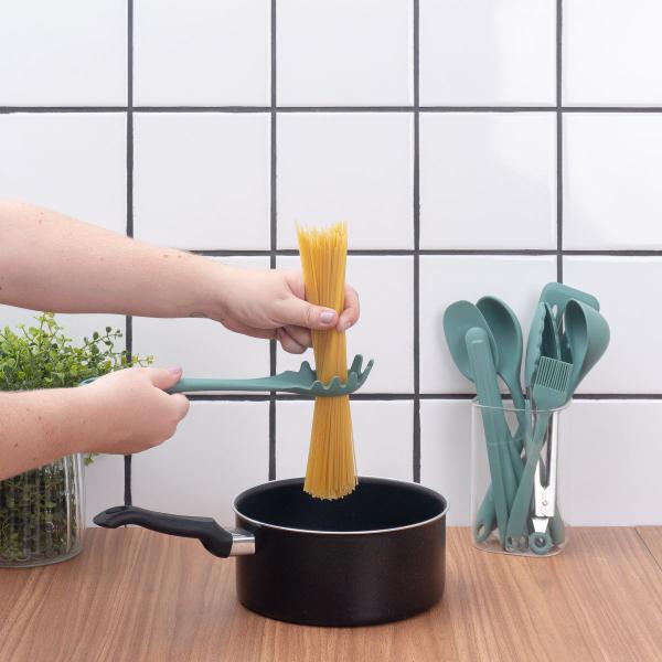 Imagem de Kit 6 utensílios de cozinha de silicone completo multiuso - Oikos