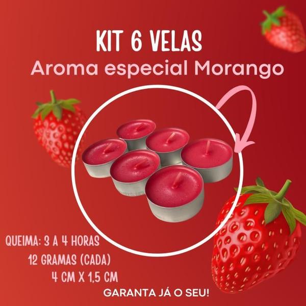 Imagem de Kit 6 Vela Rechaud Difusor Flutuante Fondue- Escolha O Aroma