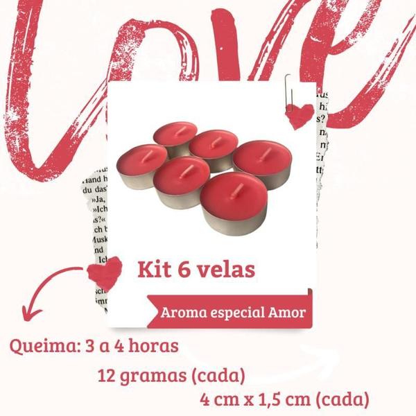 Imagem de Kit 6 Vela Rechaud Difusor Flutuante Fondue- Escolha O Aroma