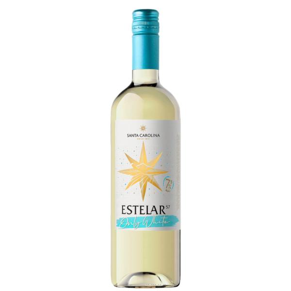 Imagem de Kit 6 Vinho Branco Santa Carolina Estelar 57 Only White 50ml