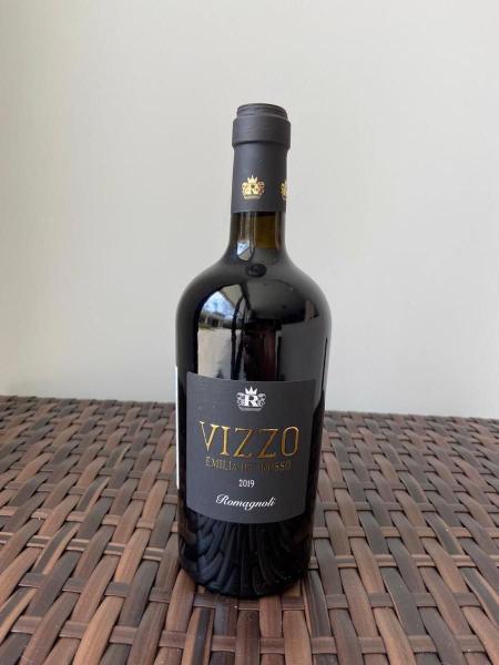 Imagem de Kit 6 Vinho Italiano Vizzo Emilia Igt Rosso 2019 Romagnoli