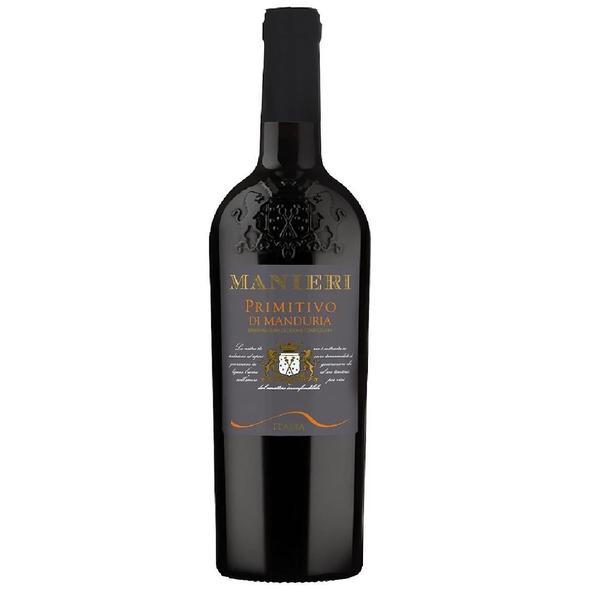 Imagem de Kit 6 Vinho Tinto Italiano Manieri Primitivo Di Manduria