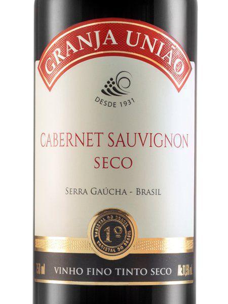 Imagem de KIT 6 Vinho Tinto Seco Granja União Cabernet Sauvignon Serra Gaúcha 750 ml