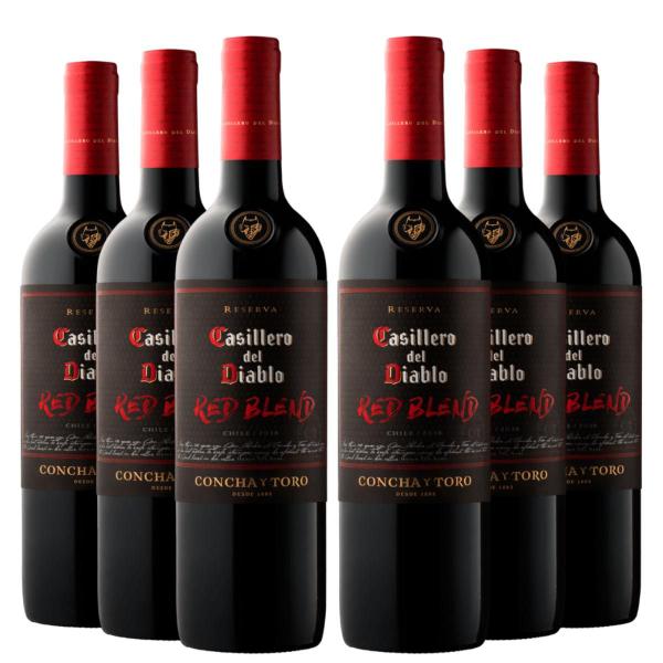 Imagem de KIT 6 Vinhos Casillero del Diablo Red Blend, 750ml