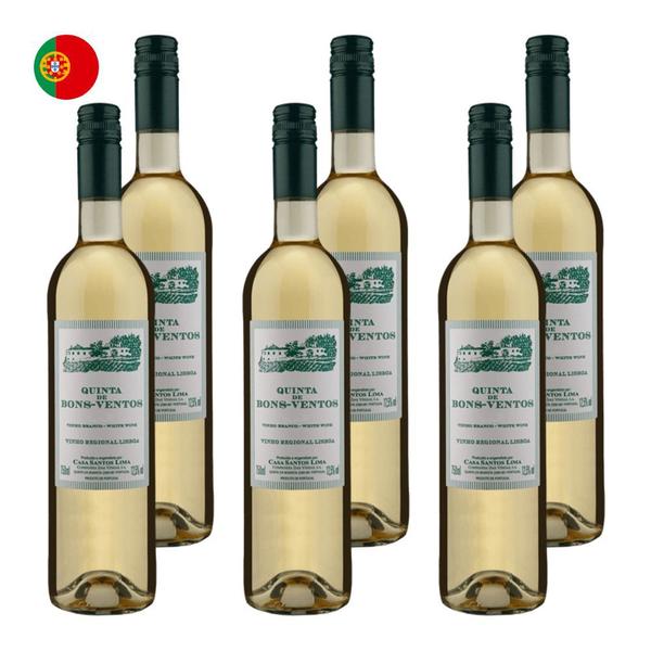 Imagem de Kit 6 Vinhos Quinta de Bons Ventos Branco Portugal 750ml