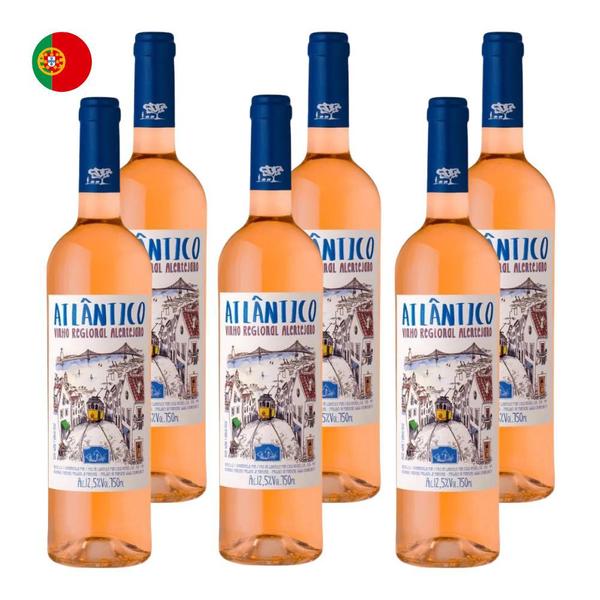 Imagem de Kit 6 Vinhos São Miguel Descobridores Atlântico Alentejo Rosé Portugal 750ml