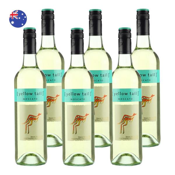 Imagem de Kit 6 Vinhos Yellow Tail Moscato Branco Austrália 750ml