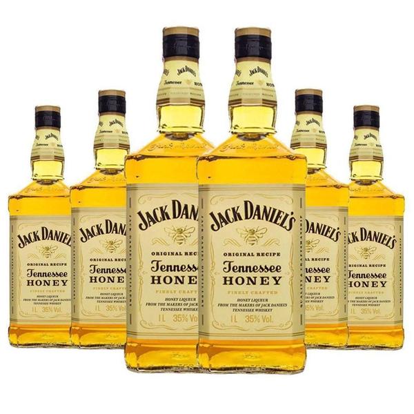 Imagem de Kit 6 Whisky Jack Daniel'S Honey Original 375Ml Uísque