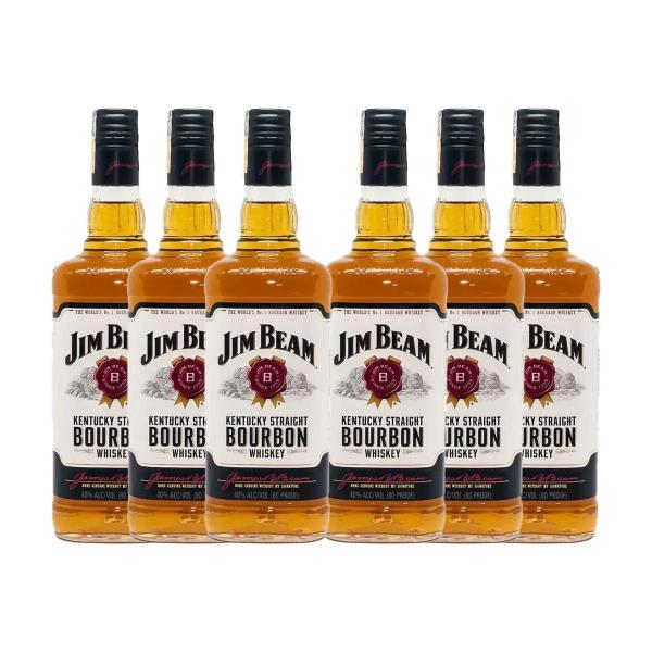 Imagem de Kit 6 Whisky Jim Beam Bourbon 1L