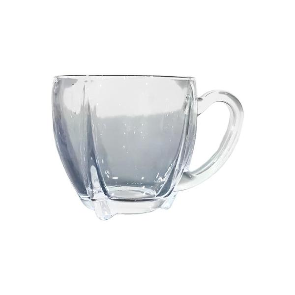 Kit 6 Xícaras de Café Vidro Love Em Casa Tem 195ml - EmCasaTem Imagem de Kit 6 Xícaras de Café Vidro Love Em Casa Tem 195ml