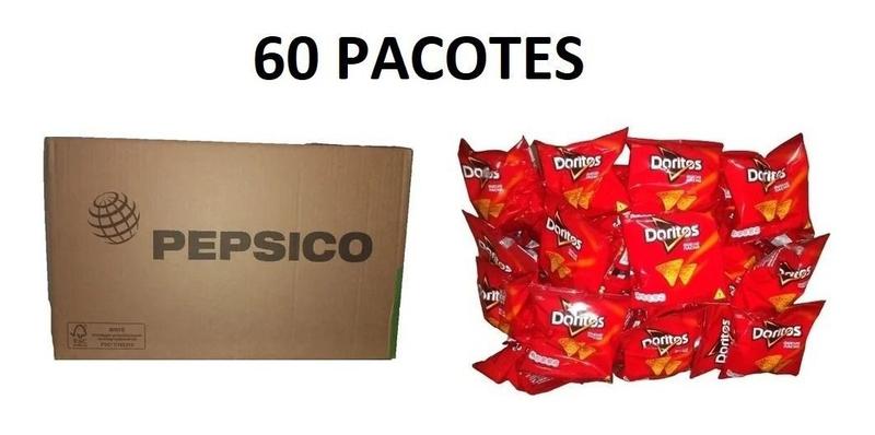 Kit 60 Unidade Salgadinho Doritos 22gr Cada - Pepsico Imagem de Kit 60 Unidade Salgadinho Doritos 22gr Cada