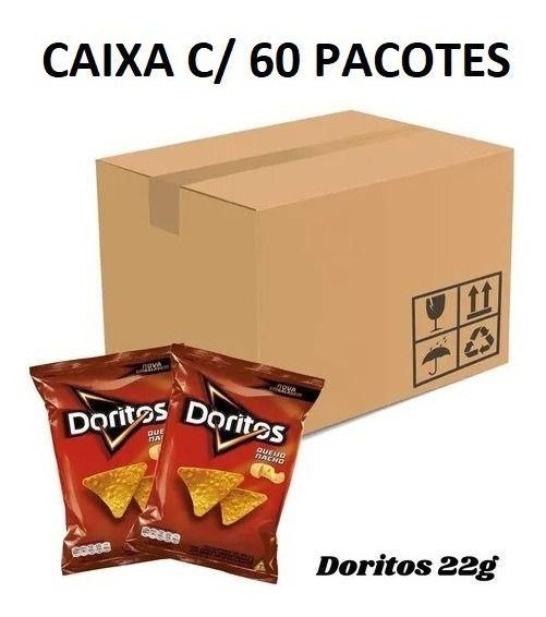 Kit 60 Unidade Salgadinho Doritos 22gr Cada - Pepsico Imagem de Kit 60 Unidade Salgadinho Doritos 22gr Cada