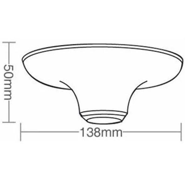 Imagem de KIT 6un Plafon Suporte De Lâmpadas Pvc C/ Bocal Cerâmico PR