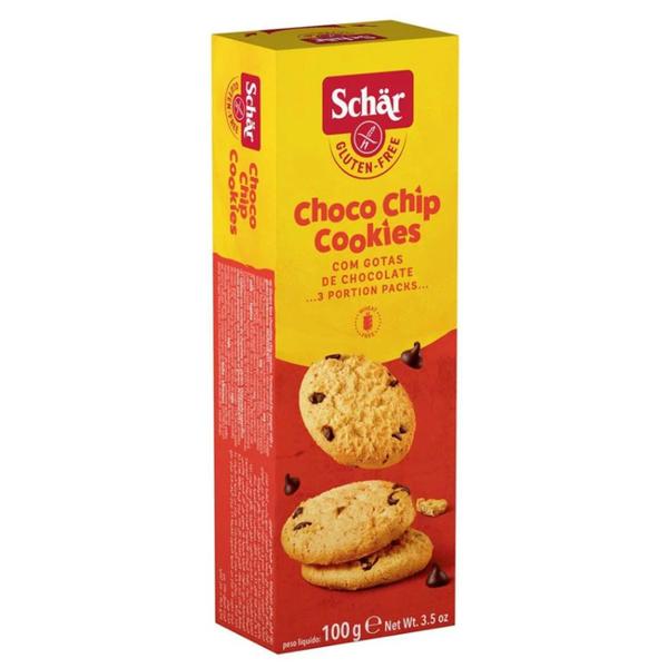 Imagem de Kit 6Und Biscoito Sem Glúten Schar Choco Chip Cookie 100G