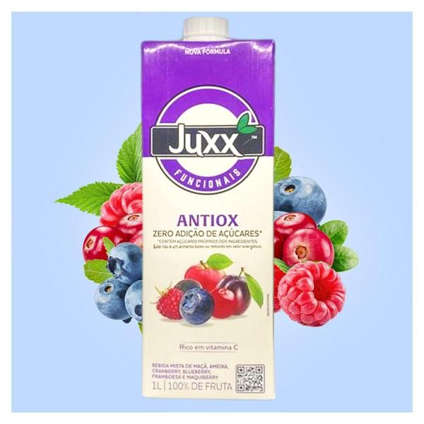 Imagem de Kit 6Und Suco Funcional Antiox Zero Adição Açucares Juxx 1L