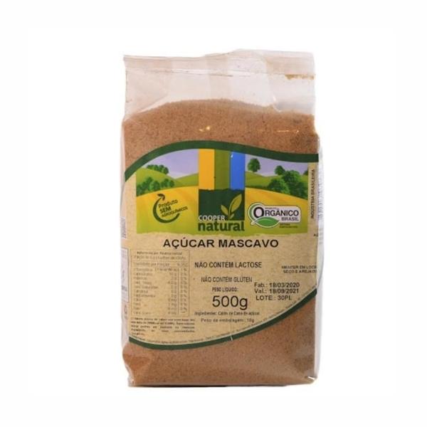 Kit 6X: Açúcar Mascavo Orgânico Coopernatural 500G Imagem de Kit 6X: Açúcar Mascavo Orgânico Coopernatural 500G