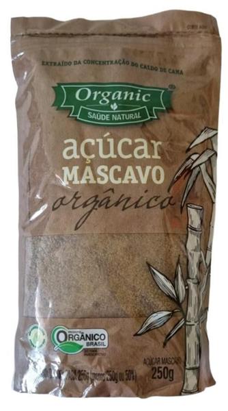 Kit 6X Açúcar Mascavo Orgânico Organic 250G Imagem de Kit 6X Açúcar Mascavo Orgânico Organic 250G