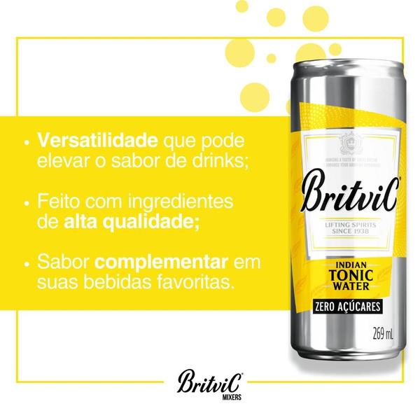 Imagem de Kit 6x Água Tônica Zero Britvic 269ml