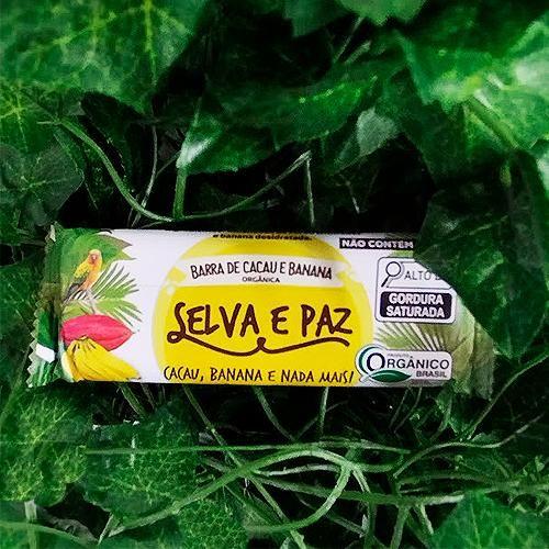 Imagem de Kit 6X: Barra de Frutas Cacau e Banana Orgânica Selva e Paz 30g