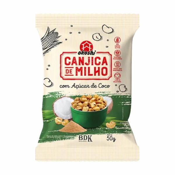 Imagem de Kit 6X: Canjica De Milho Com Açúcar De Coco Okoshi 50G