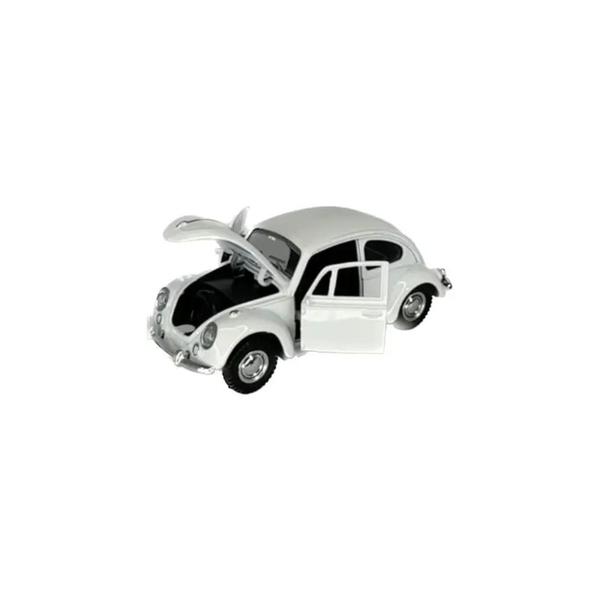 Imagem de Kit 6x Carrinho de Coleção Fusca Branco - AP TOYS