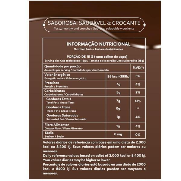 Imagem de Kit 6X Castanha De Caju Com Chocolate 70% Cacau - Lata 200G