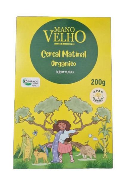 Kit 6X: Cereal Matinal Cacau Orgânico Mano Velho 200G Imagem de Kit 6X: Cereal Matinal Cacau Orgânico Mano Velho 200G