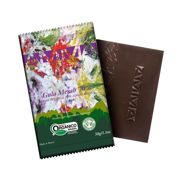 Kit 6X: Chocolate 70% Cacau Orgânico Gula Merah Amma - Amma Chocolates Imagem de Kit 6X: Chocolate 70% Cacau Orgânico Gula Merah Amma