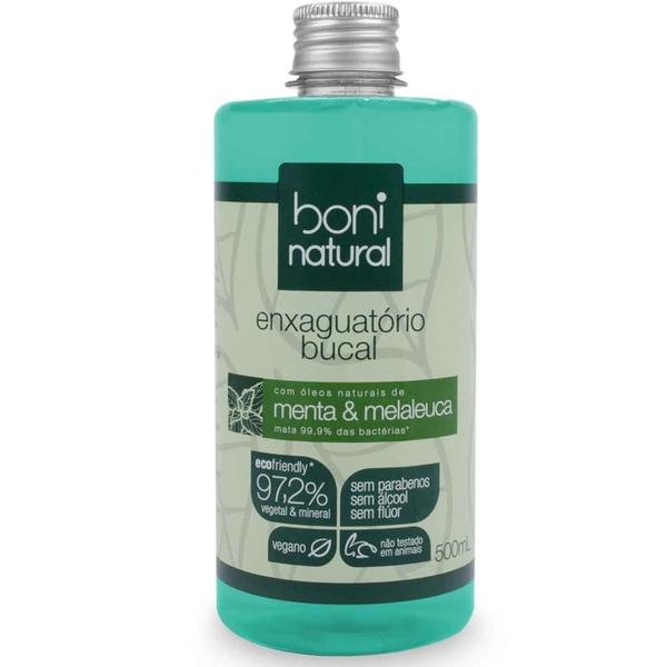 Imagem de Kit 6X Enxaguante Bucal Boni Natural Menta e Melaleuca 500ml