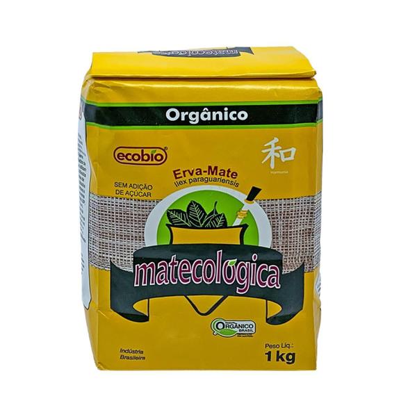 Kit 6X: Erva Mate Matecológica Orgânica Ecobio 1Kg Imagem de Kit 6X: Erva Mate Matecológica Orgânica Ecobio 1Kg