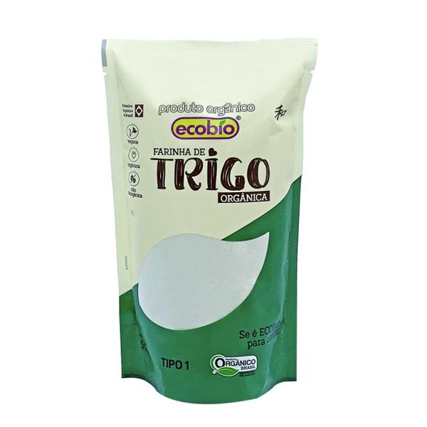 Kit 6X: Farinha De Trigo Branca Orgânica Ecobio 500G Imagem de Kit 6X: Farinha De Trigo Branca Orgânica Ecobio 500G