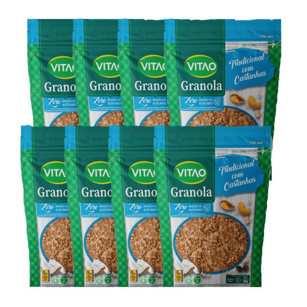 Imagem de Kit 6x Granola Tradicional Com Castanha Zero 800g Vitao