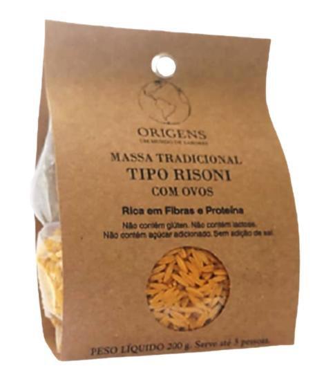 Kit 6X: Macarrão Risoni Tradicional Sem Glúten Origens 200g Imagem de Kit 6X: Macarrão Risoni Tradicional Sem Glúten Origens 200g