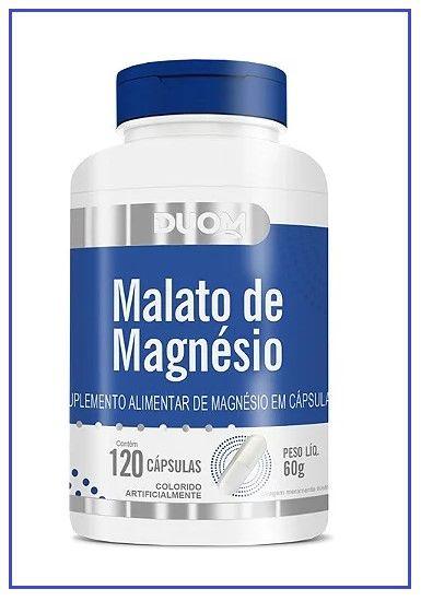 Imagem de Kit 6x Magnésio Malato Puro Com 120 Cápsulas - Duom