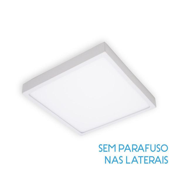 Imagem de Kit 6x Painel Plafon Led 22w Luminária Sobrepor 20x20cm Branco Quente 3000K St1039