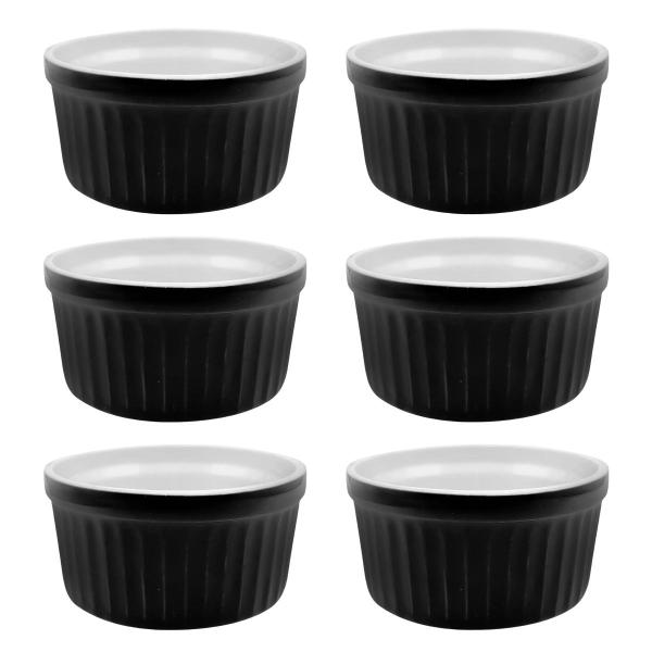 Imagem de Kit 6x Ramekin Porcelana 40ml Colorido Finger Food P/ Buffet