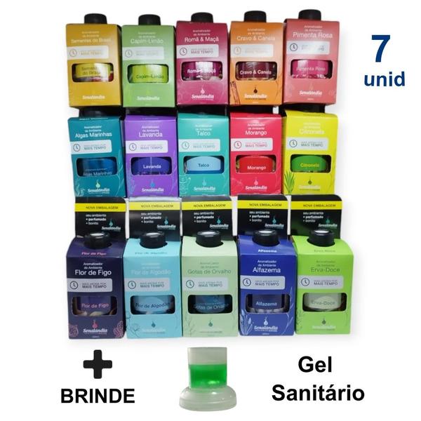 Imagem de Kit 7 Aromatizador Ambiente 280ml Difusor Vareta Aroma Intenso Odorizado Marca Senalândia - Envio Já