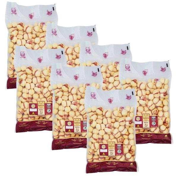 Kit 7 Biscoito Caseiro Beijinho Goiaba Fruta Natural - KEBIS BISCOITOS CASEIROS Imagem de Kit 7 Biscoito Caseiro Beijinho Goiaba Fruta Natural