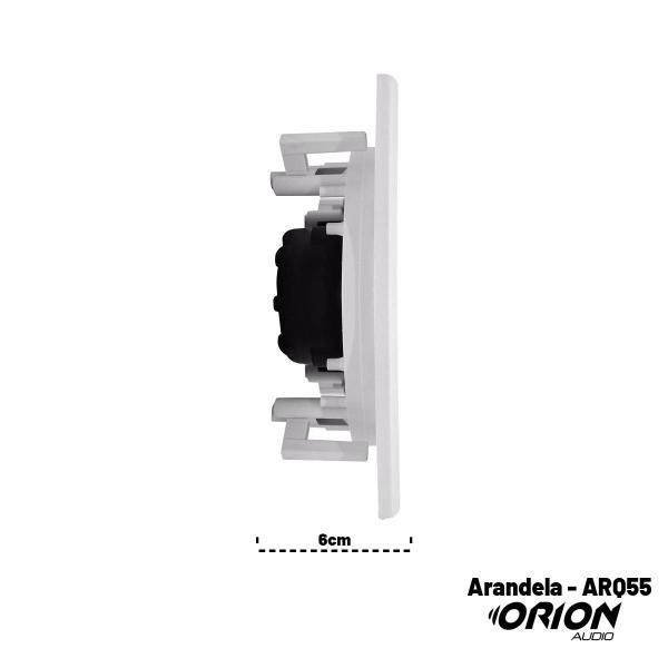 Kit 7 Caixas Acustica Som Ambiente Gesso Branca Quadrada 6p - ORION Imagem de Kit 7 Caixas Acustica Som Ambiente Gesso Branca Quadrada 6p