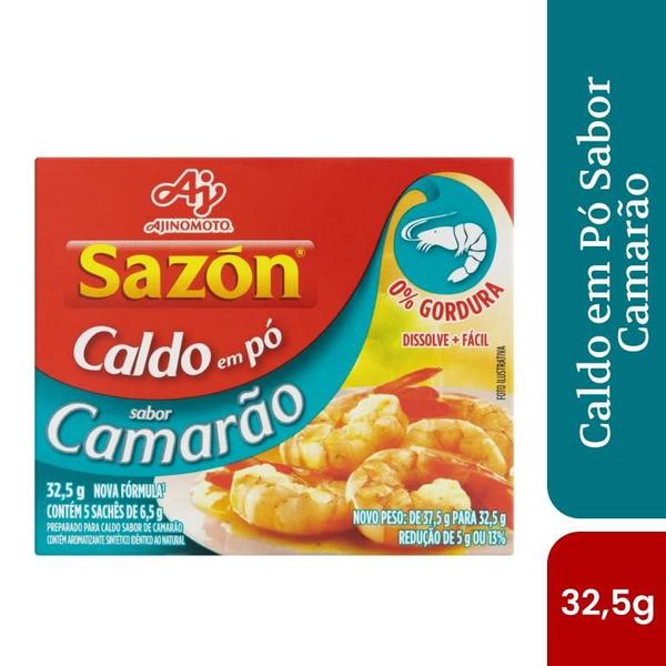 Imagem de Kit 7 Caldos Sazon Vários Sabores 32,5Gr