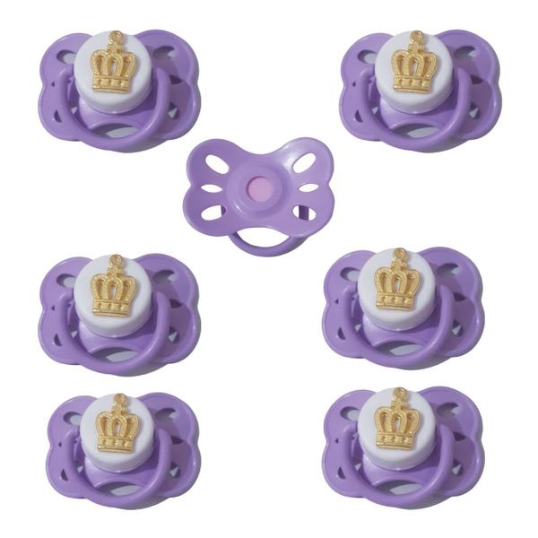 Kit 7 Chupetas Magnética Com Imã Embutido Para Boneca Reborn - BabyPaco Imagem de Kit 7 Chupetas Magnética Com Imã Embutido Para Boneca Reborn