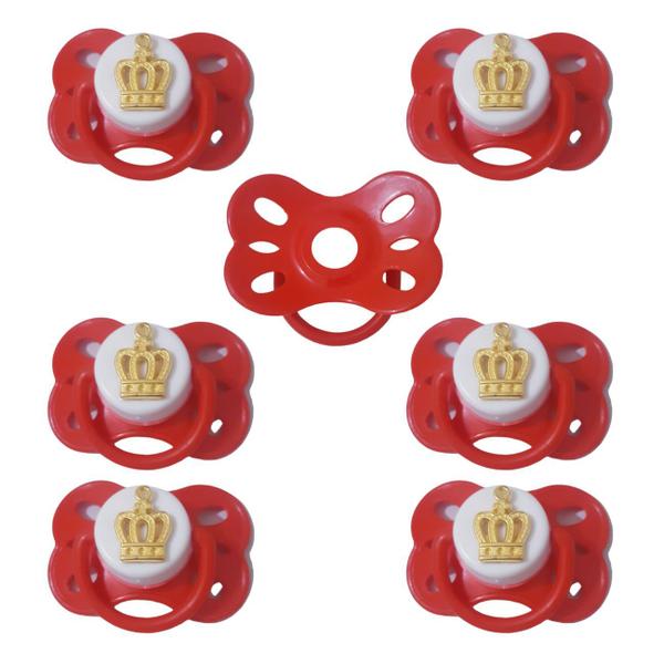 Kit 7 Chupetas Magnética Com Imã Embutido Para Boneca Reborn - BabyPaco Imagem de Kit 7 Chupetas Magnética Com Imã Embutido Para Boneca Reborn